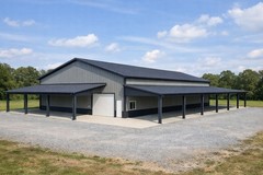 40×80 Steel Building DuroFORM Metal Shop with lean to’s