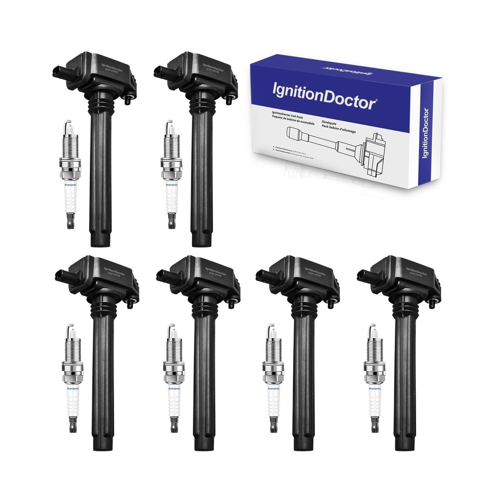 Set of 6 Iridium Spark Plug Ignition Coil Compatible with Avenger G… Fast Ship