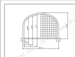 16x24x12 DuroSPAN Steel Prefab Arch Garage Building Kit Open Ends Factory Direct