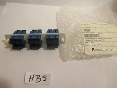 AFL Telecom Duplex SC LGX(118) FIBER Adapter Plate SIX SM CERAMIC DUPLEX ADA 10!