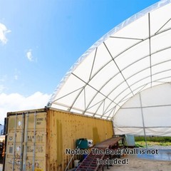 20’x40′ Heavy Duty 15oz PVC Fabric Container Shelter Canopy Building