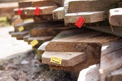 Historic Beam and Post Frame for Chalet