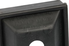 “WirthCo 30000 RV Locking Bumper Plug – 4″””, black