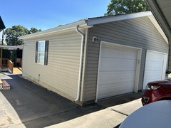 80×14 Single Wide Mobile Home 2 Car Garage & 25×10 Storage Building & Carport