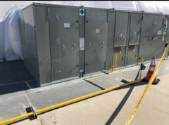 Air Dome, 7200 sq. ft., air structure, 60″ x 120″, HVAC 50 ton Trane gas unit