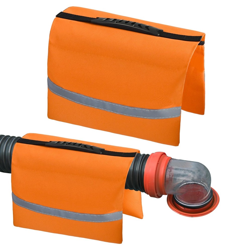 RV Sewer Weight Bag,RV Hose Fastening 9.8 inches x 5.9 inches, orange 1pack