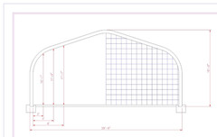 30x36x15 DuroSPAN Steel Building Clear Span Arch Garage / Shop / Storage