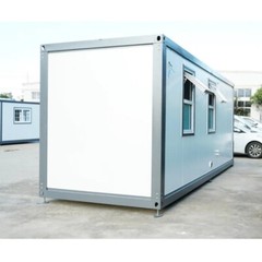 7ft x 20ft Portable Office with Bedroom Steel frame Lockable Entry Door