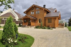 LOG HOUSE KIT # LH-237 ECO FRIENDLY WOOD PREFAB DIY BUILDING CABIN HOME DIY EASY