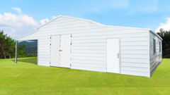 42′ x 30’x 13′ Metal Car Garage/Outdoor Storage Shed/Heavy Duty Galvanized Steel