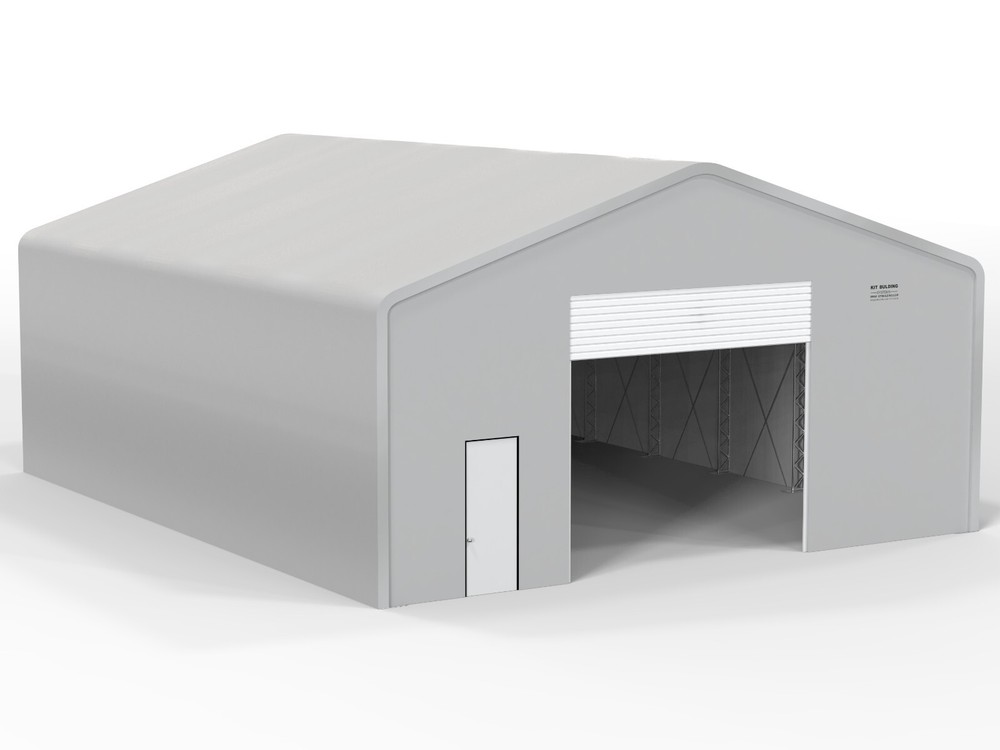 Steel Framed Storage Building Industrial Portable Temporary Commercial Warehouse