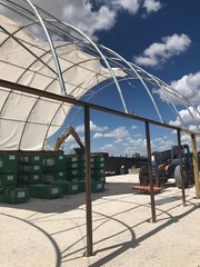 Container Shelter 26 x 20 x 10 with Heavy Duty 17.5oz PVC Cover