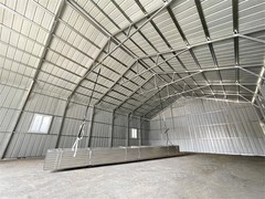 51x31FT Metal Barn Garage w/ Electric Roll-Up Door for Farm & Industrial Storage