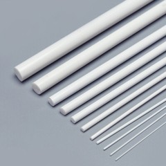 250mm Solid ABS Round Tube Plastic Pipe Round Rod Material Dia of 1mm 2mm ~ 6mm