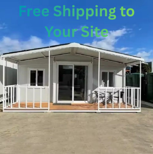 Luxury Double-Wing Container Home 20ftx20ft 2bdrm 1 bath