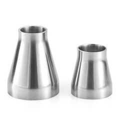 304/316 Stainless Steel Tapered Reducer Pipe Fittings Exhaust Welding Adapter