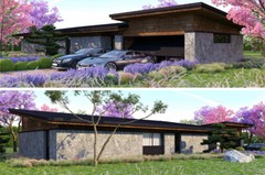 2140 SQ.FT ECO SOLID TIMBER AIRTIGHT PANEL HOUSE KIT MASS WOOD (CLT) HOME PREFAB