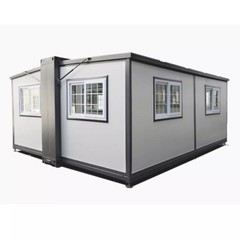 15x20x8FT Foldable Mobile Prefab House 268 ft² Prebuilt Home Matel + Aluminum