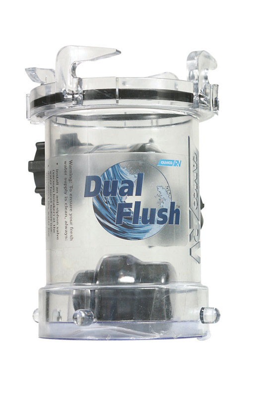 Camco 39072 Polycarbonate Clear Holding Tank Dual Flush Rinser 9-3/4 L in.
