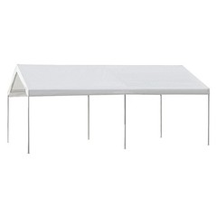 Seasonal Trends 22006200010 Carport, 10 ft L, 20 ft W, 10.3 ft H, Steel Frame, P