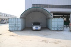 20*20ft 20*40ft Shipping Container Canopy Canvas Fabric Building w/o End Wall