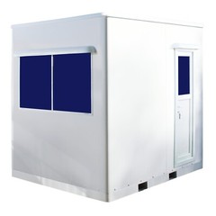 6.8 x 6.8 Prefabricated Portable Modular Guard Shack Cabin Gate Booth