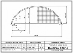 38x40x14 DuroSPAN Steel Container Box Building DIY Metal Roof Kit Direct