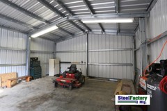 MADE IN AMERICA Steel 20x20x9 Galvanized Metal Storage Garage Shed Building Kit