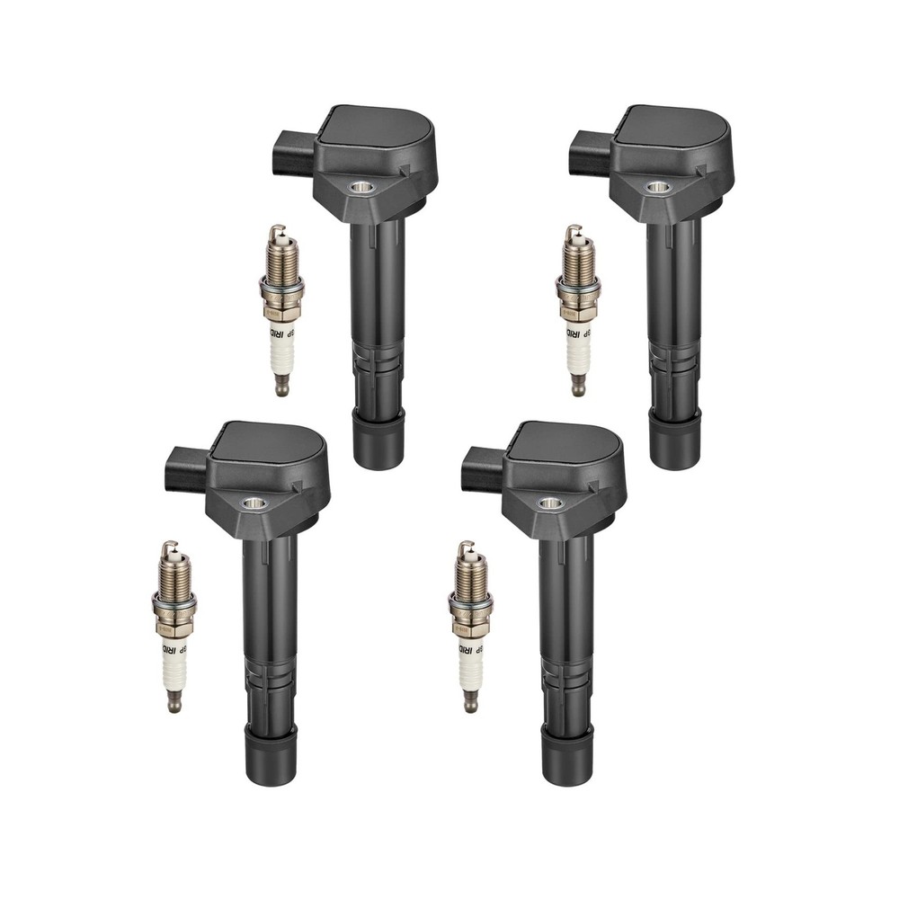 BDFHYK Ignition Coil Pack UF400 and Iridium Spark Plug ZFR6FGP Comp… Fast Ship