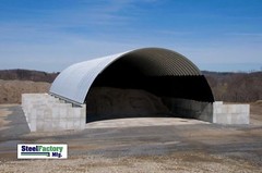 Steel Manufactured 51x49x17 Quonset Barn Farm Building Kit Factory Direct