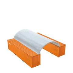 20x40ft 17oz PVC Tarp Shelter, Flame Retardant UV Protected Water Resistant