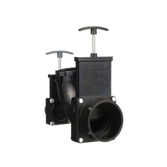 Valterra Ell Double Rotating Valve, Mess-Free Waste Valve for RV’s, 3″, Black