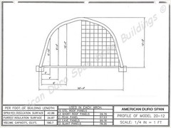 20x16x12 DuroSPAN Steel Building Kit Garage / Shed Open Ends Factory Direct