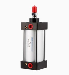 SC40mm Bore 25~200 Stroke Single Piston Rod Double Action Pneumatic Air Cylinder