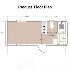 20FT Container House w. Full Bathroom & Kitchen | Insulted Job Site Living